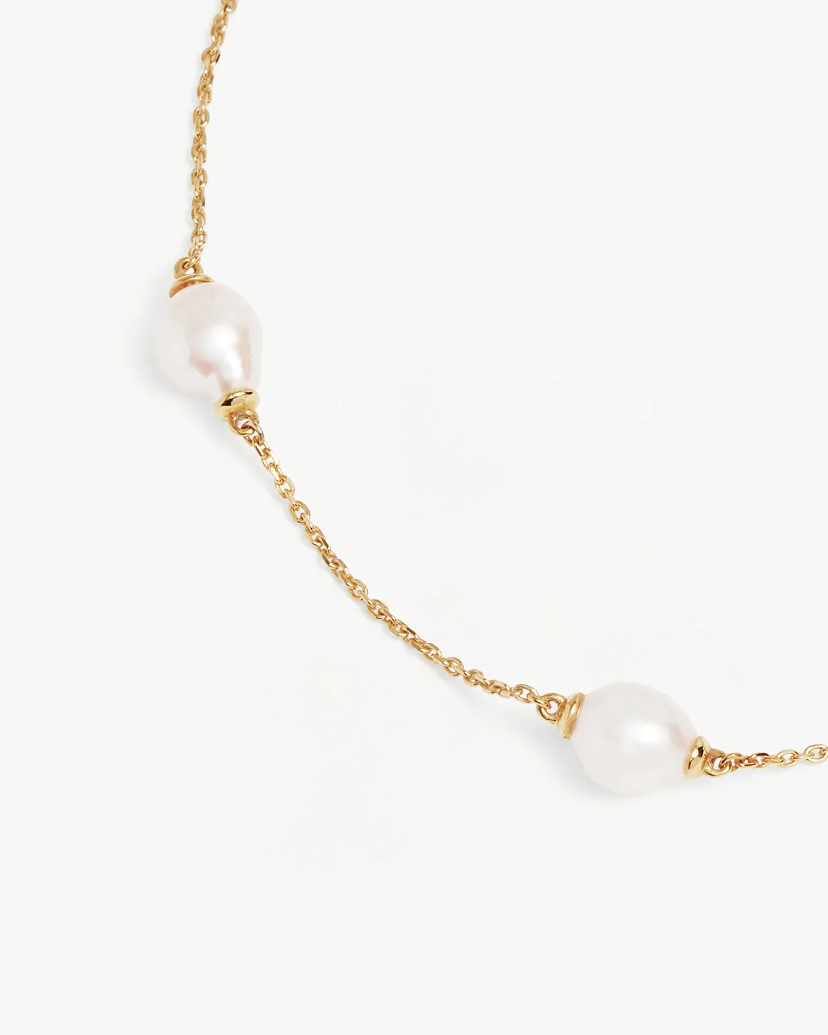 18k Gold Vermeil Harmony Pearl Anklet