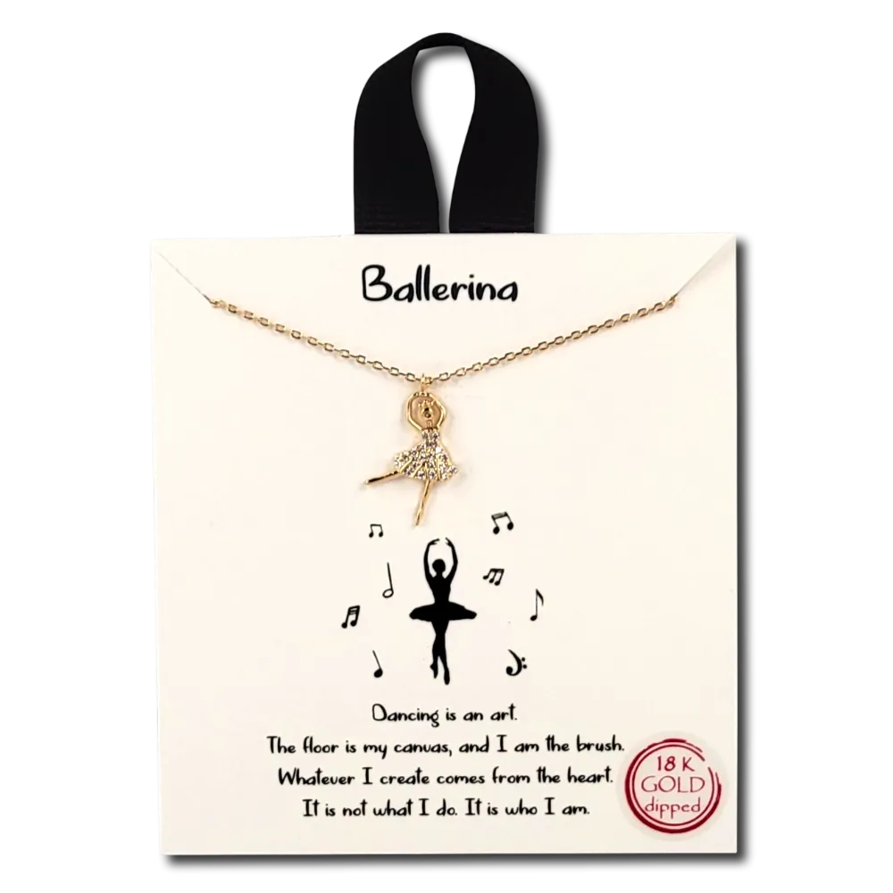 52460 Crystal Ballerina Necklace