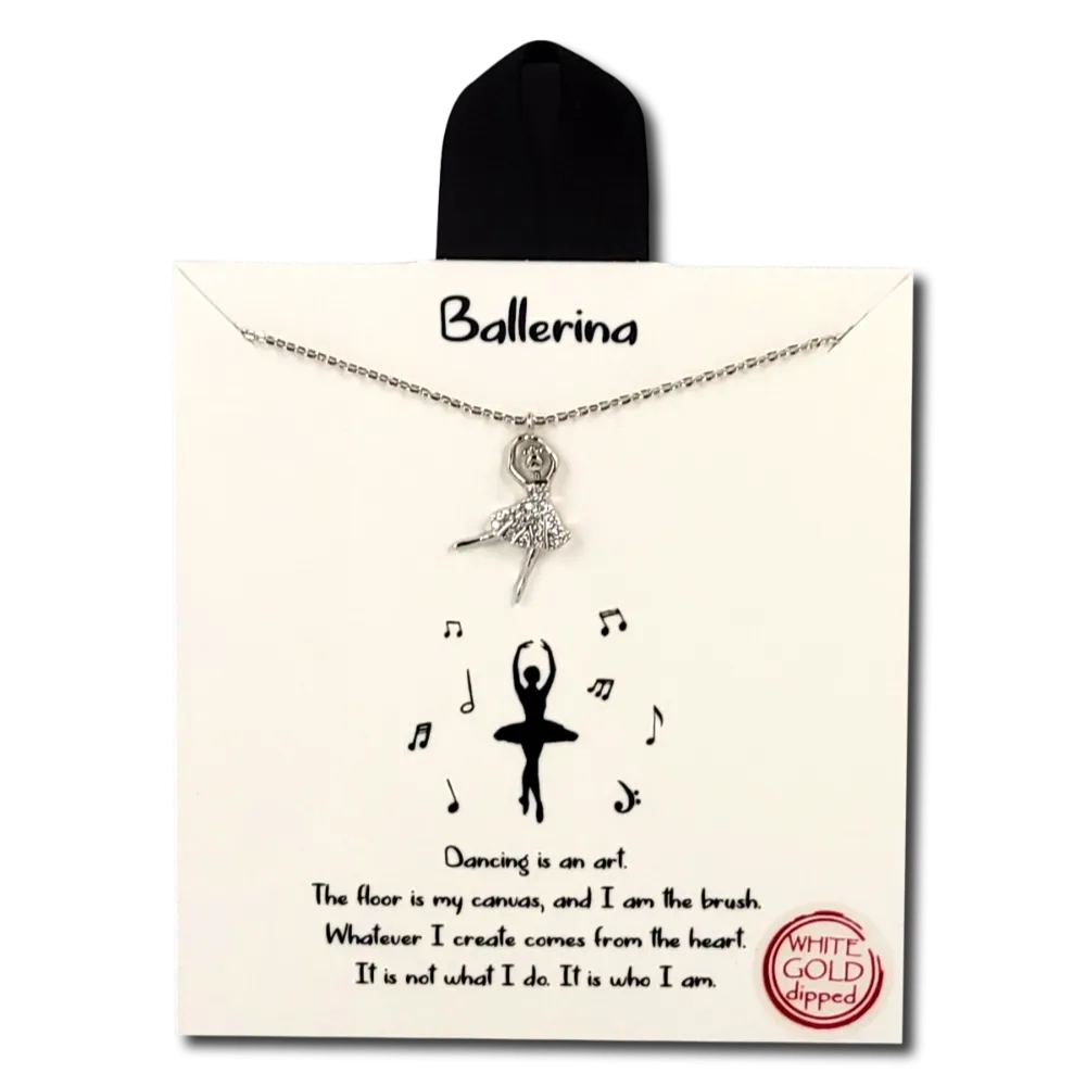 52460 Crystal Ballerina Necklace