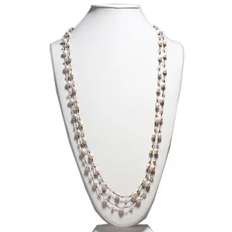 80 Inch Long Pearl Necklace