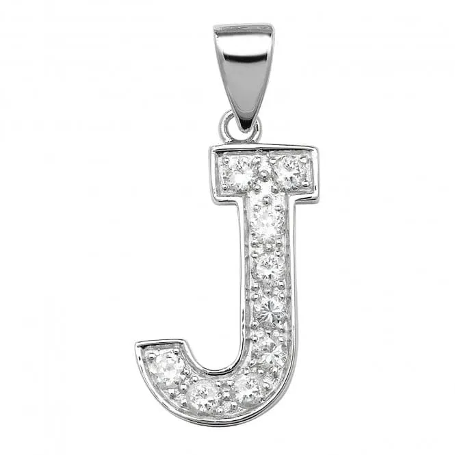 Acotis Silver Pendant Zirconia Initial G6127J