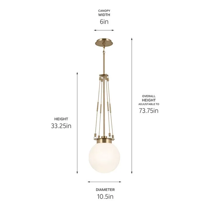 Albers 10.5" 1-Light Pendant