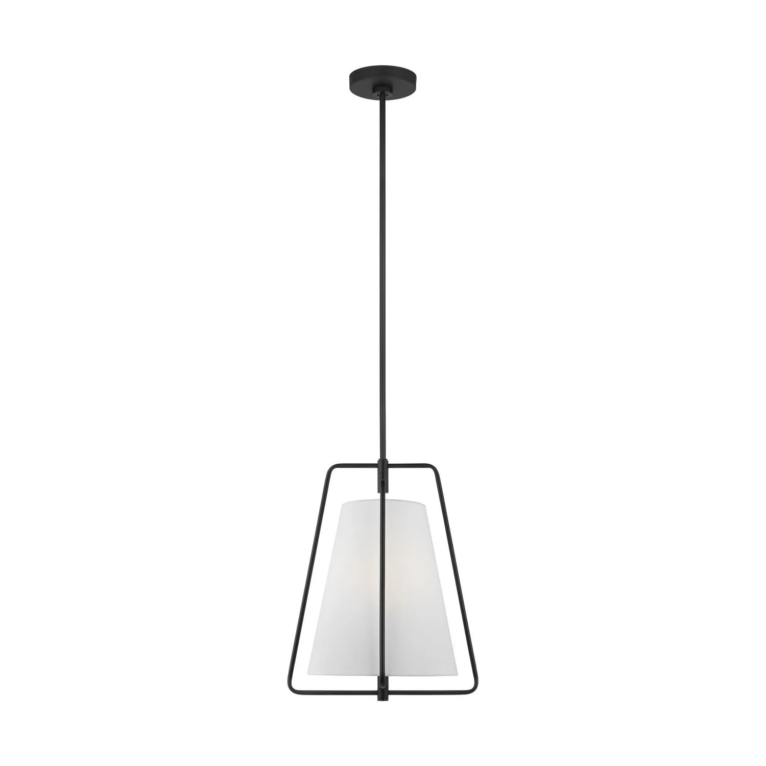 Allis 1-Light Pendant in Midnight Black