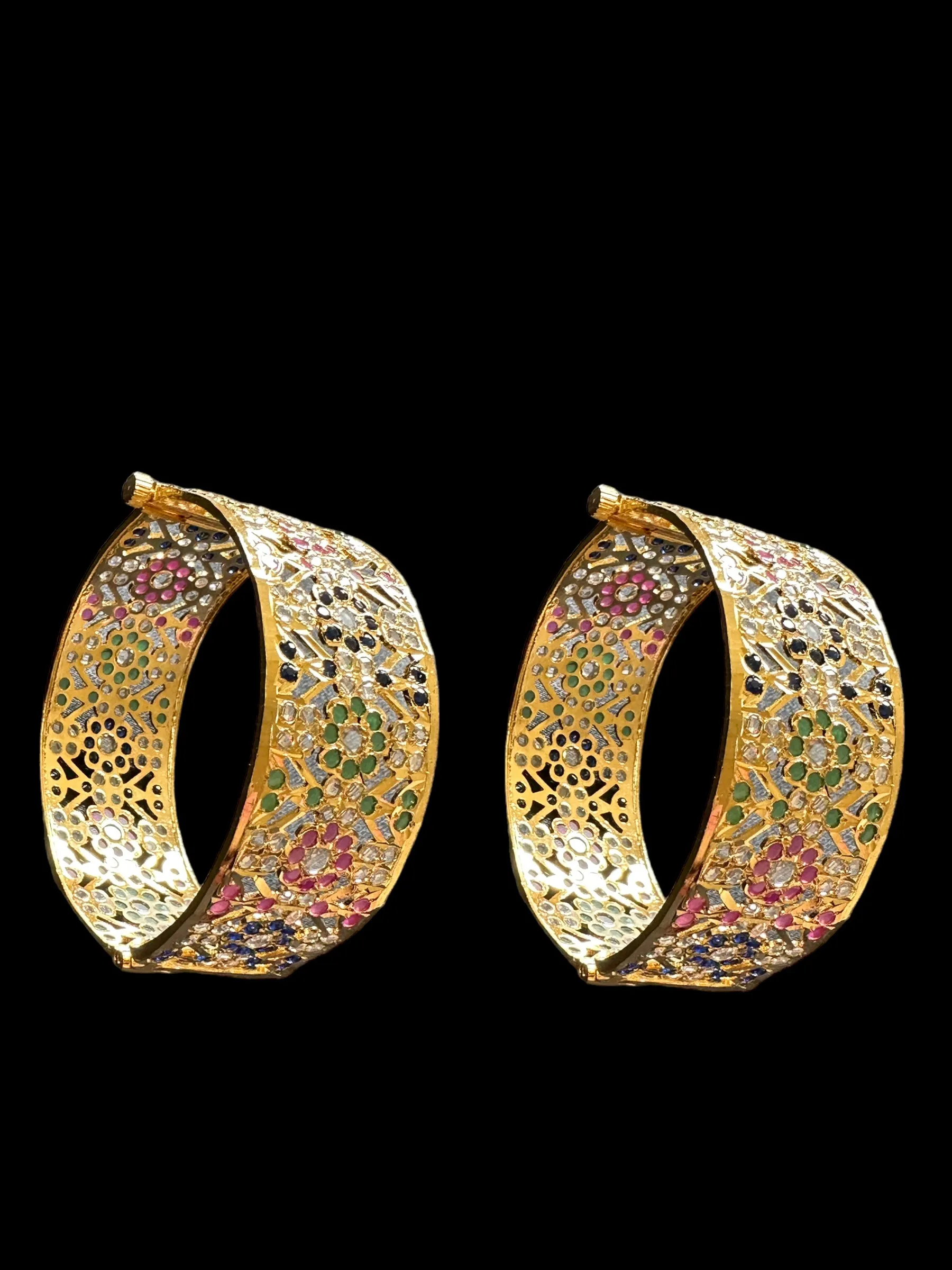 B163 Gold plated hyderabadi bangles ( READY TO SHIP )