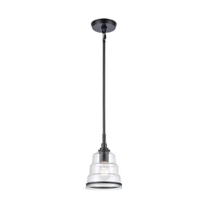 Boyer 1-Light Mini Pendant in Matte Black