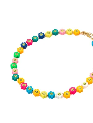 COLORFUL FLOWERS NECKLACE