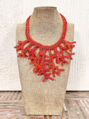 Coral Necklace, Coral Mix