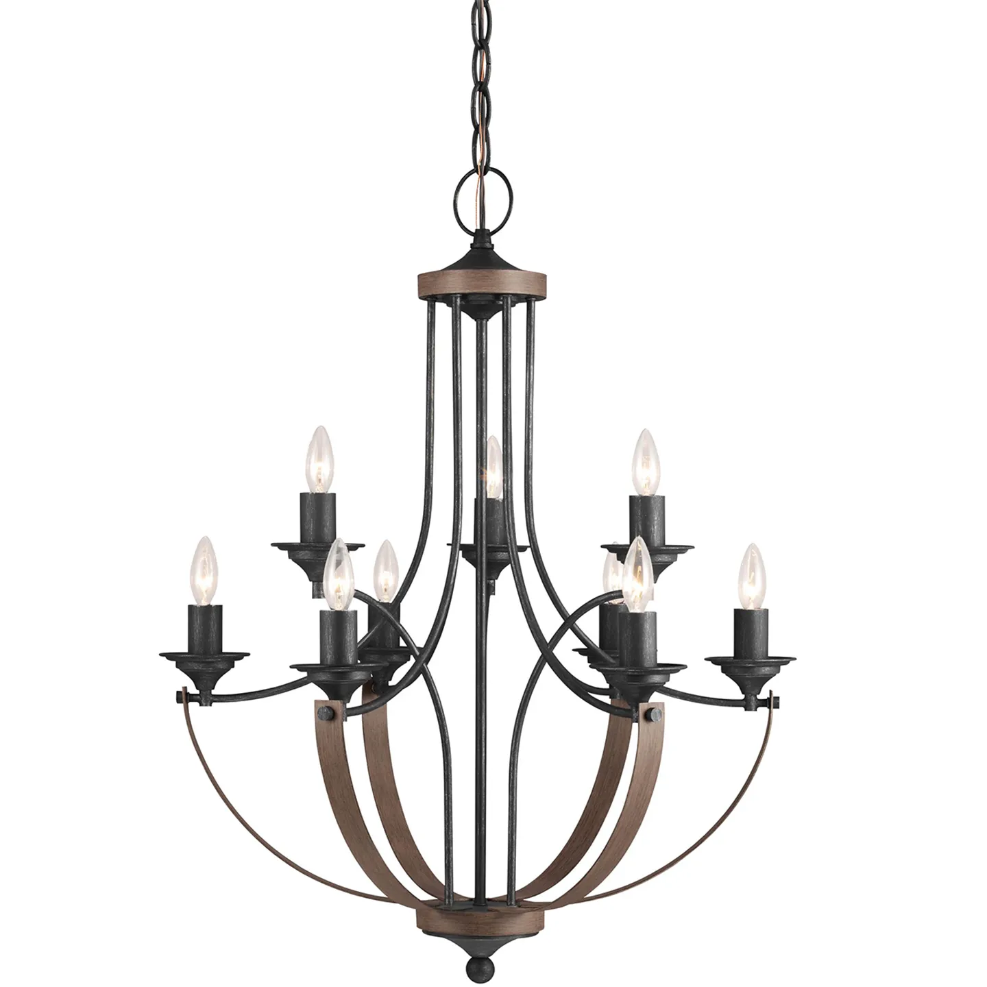 Corbeille Nine Light Chandelier