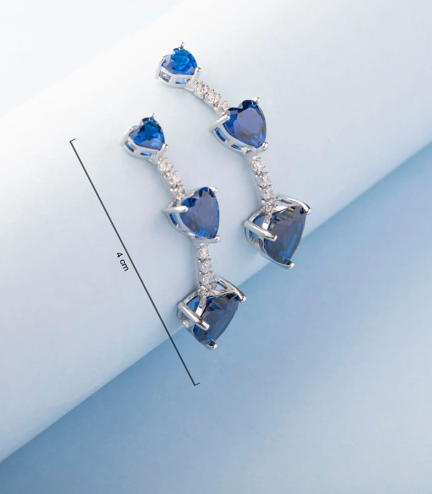 Crystal Scent Earrings (Silver)