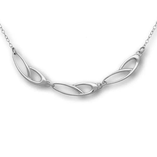 Elle Silver Necklet N338