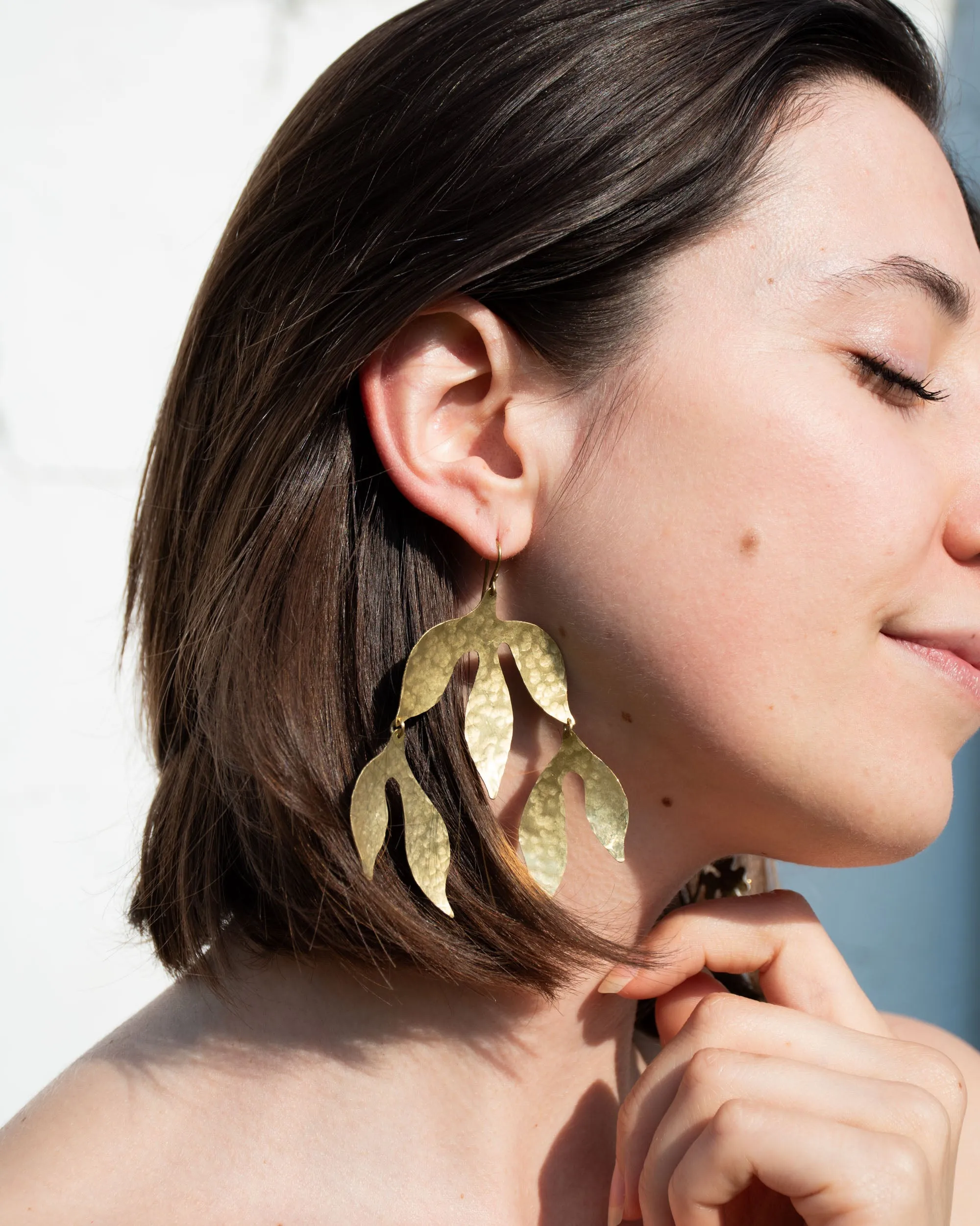 Flora statement earrings