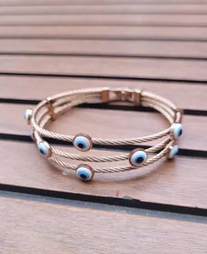 Gemzlane Antitarnish Evileye openable Bracelet