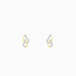 Gold Ethereal Elegance Diamond Earrings