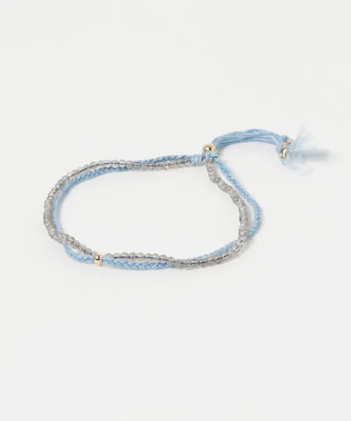 INDIGO Dye Hemp Cotton Anklet