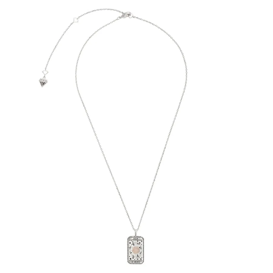 Le Soleil Silver Tarot Necklace