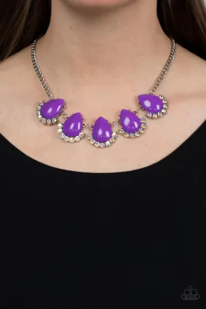 Necklace Ethereal Exaggerations - Purple N483