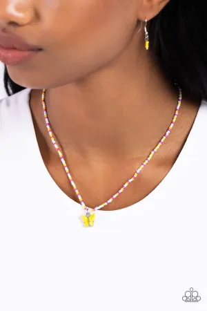 Necklaces Soaring Shell - Yellow N2365