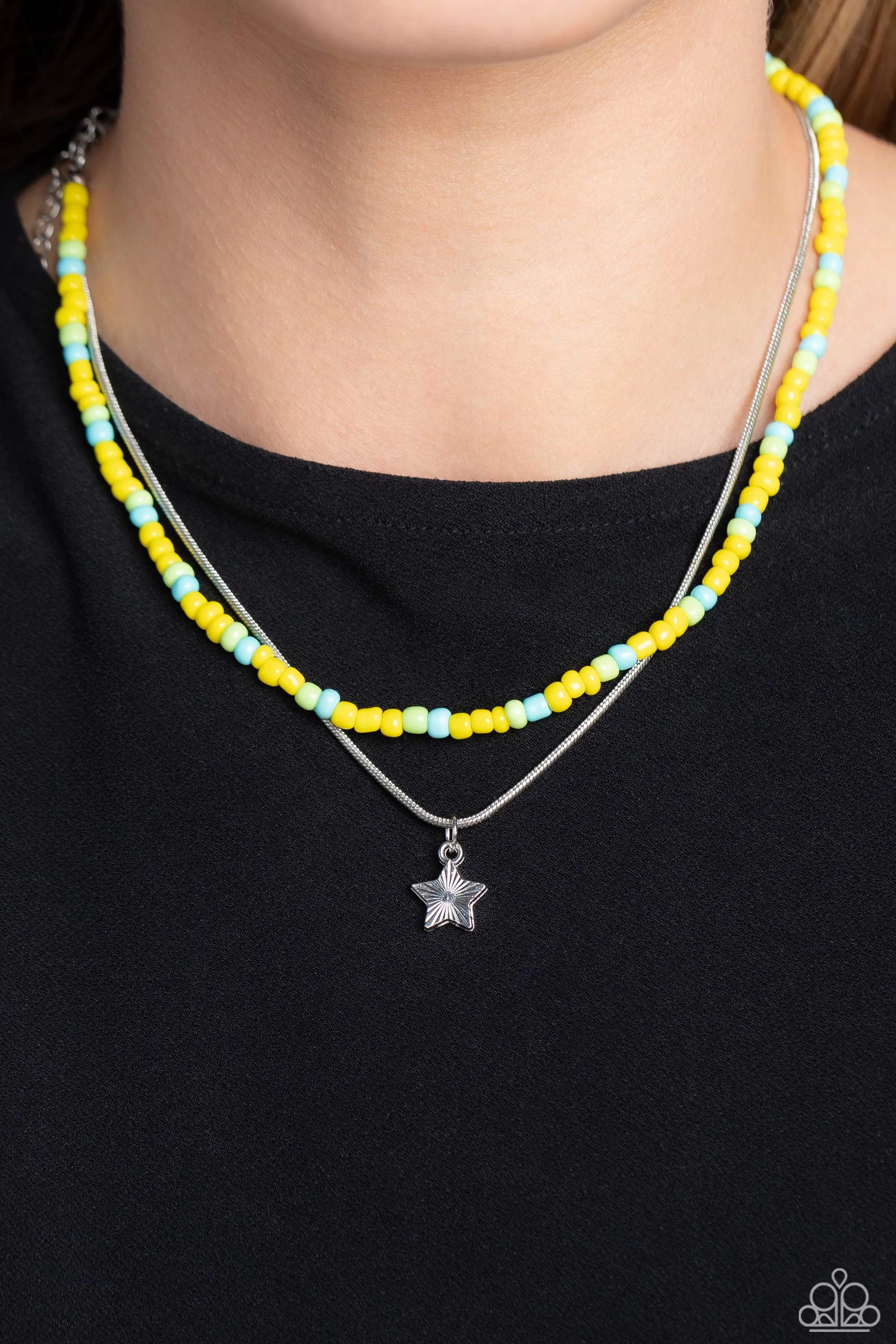 Necklaces Starry Serendipity - Yellow N2357