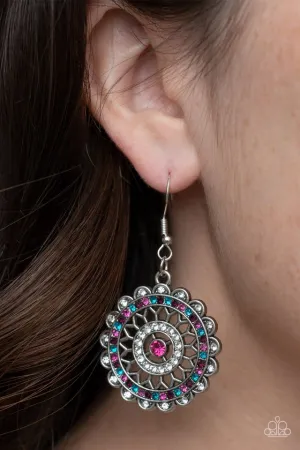 Paparazzi Earring ~ Twinkly Translation - Multi