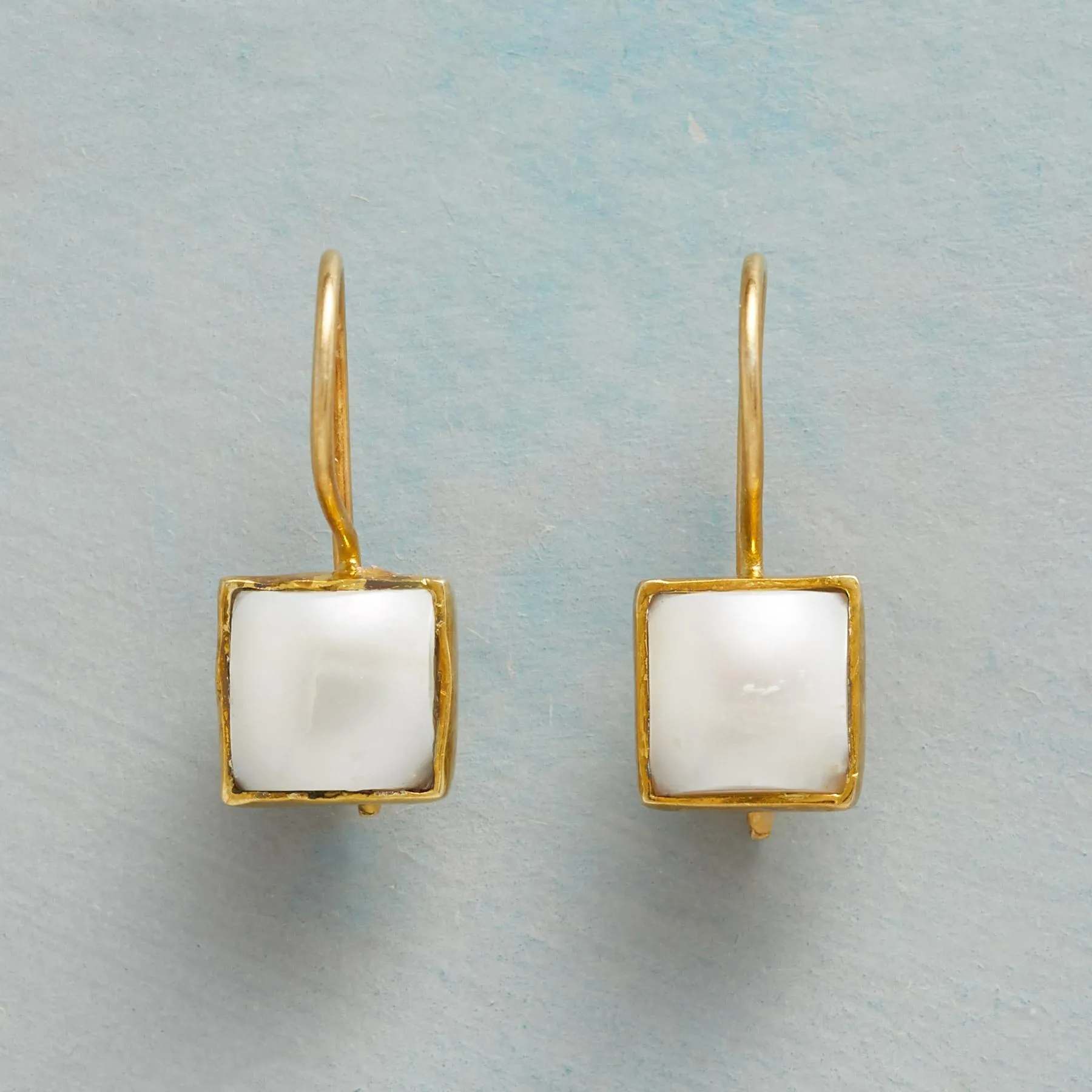 Pearl Squared Earrings