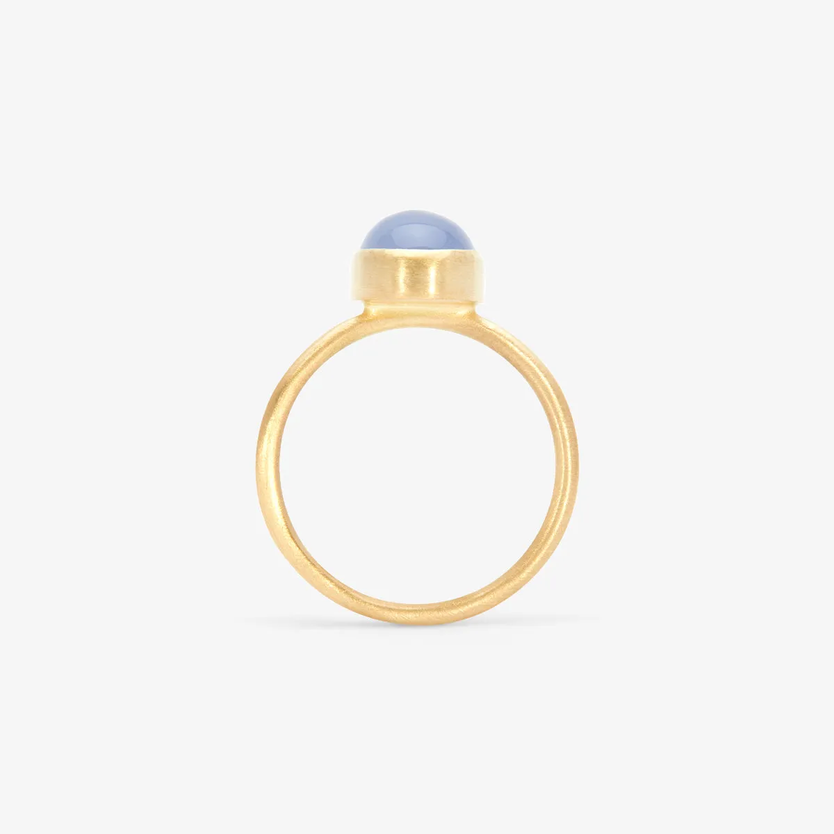 R12001BC | Blue Chalcedony Glacé Ring