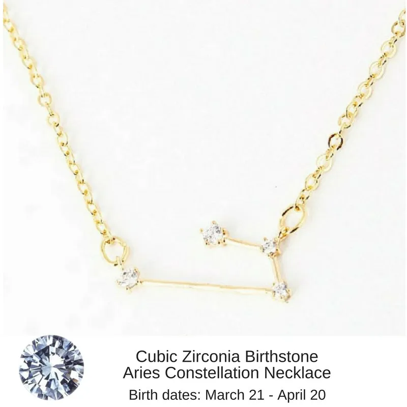 Scorpio Constellation Zodiac Necklace with Citrine Birthstone - "Star Candy"