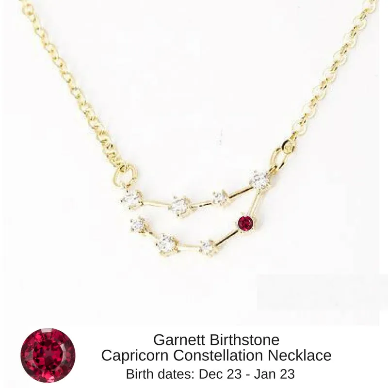 Scorpio Constellation Zodiac Necklace with Citrine Birthstone - "Star Candy"