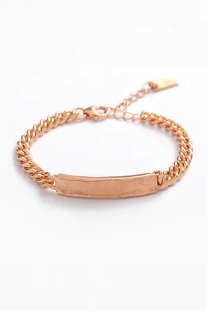 Signature Bracelet -  Rose Gold Vermeil