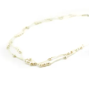 Summer Sun Pearl Necklace Sand