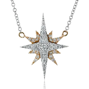 ZP1102-R Pendant in 14k Gold with Diamonds